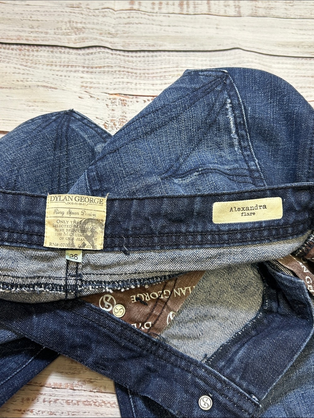 Dylan George Alexandrea Flare Jeans Size 28 - Picture 15 of 15